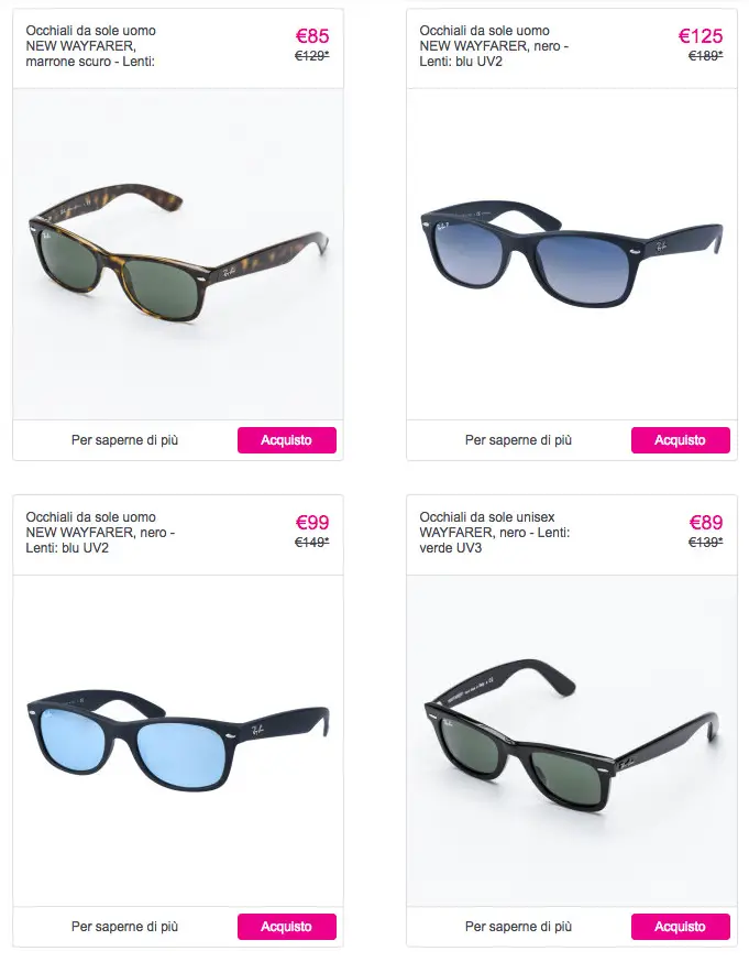 sito reale vendita rayban