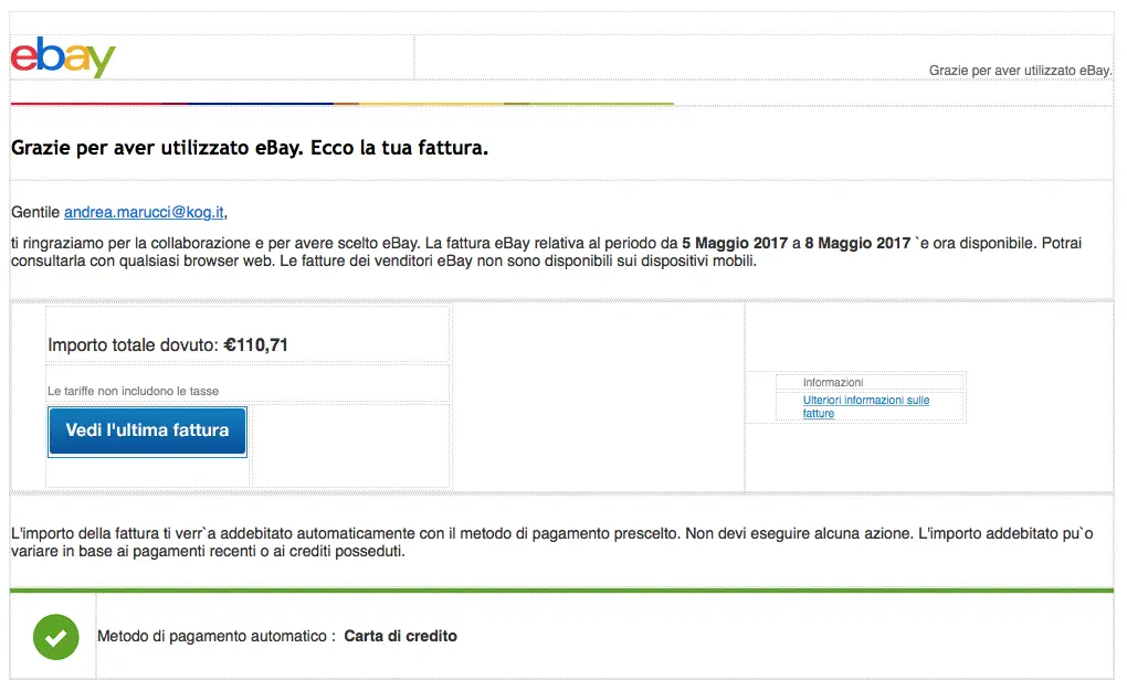 ebay phishing tuttosullapostaelettronica