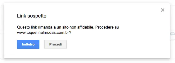 gmail avviso phishing tuttosullapostaelettronica