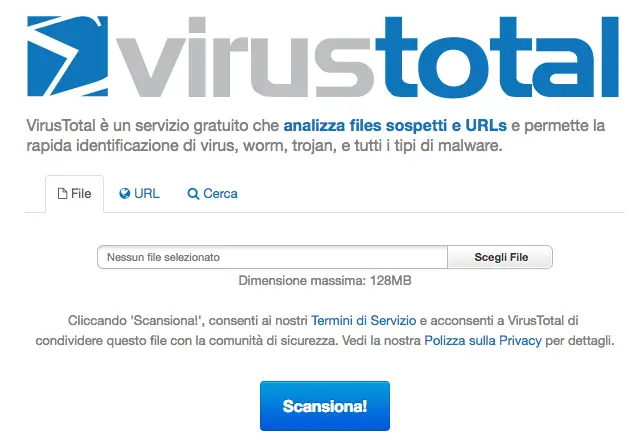 controllo file infetto malware virus tutto sulla posta elettronica