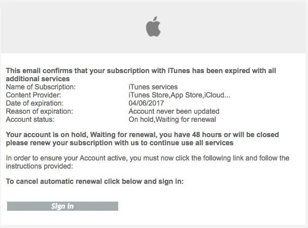 phishing apple id tutto sulla posta elettronica