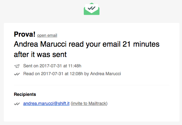 conferma lettura email gmail
