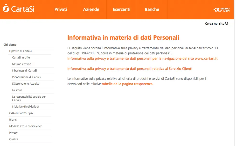 pericoloso phishing cartasi sito giusto