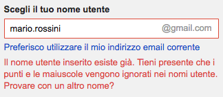 controllo della nuova casella gmail