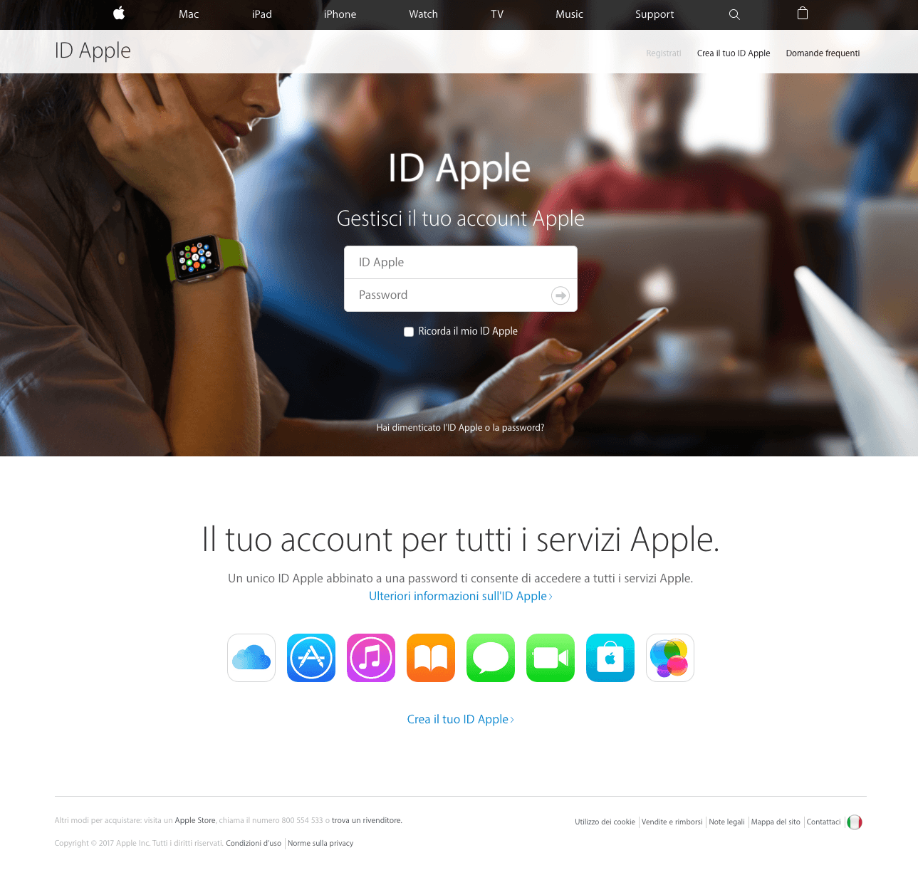 falso sito apple phishing