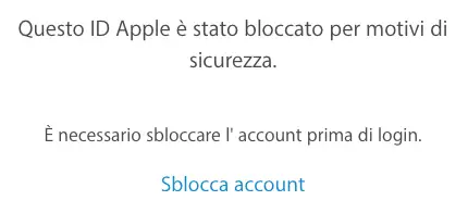 richiesta phishing apple