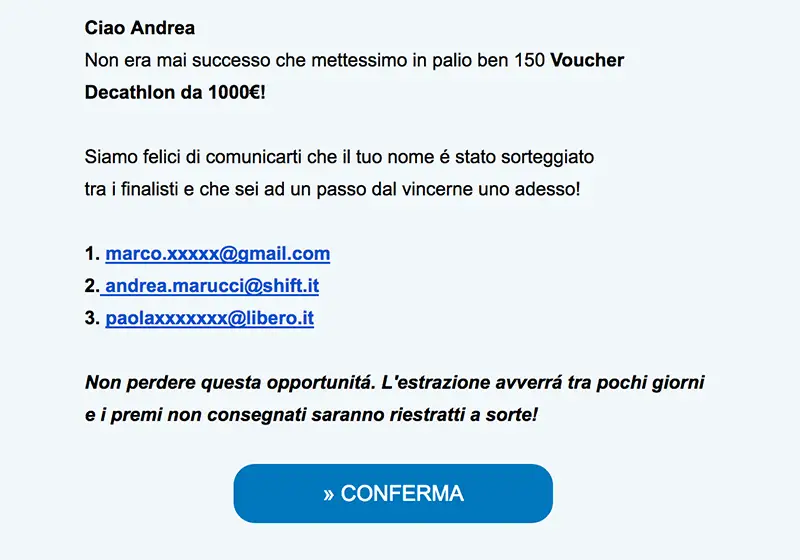 mail decathlon gmail