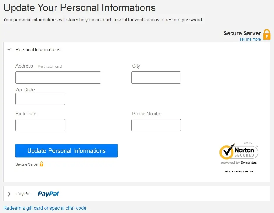 netflix phishing informazioni personali