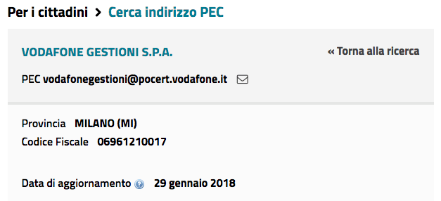 pec vodafone gestioni