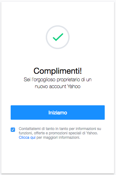 come creare casella mail yahoo