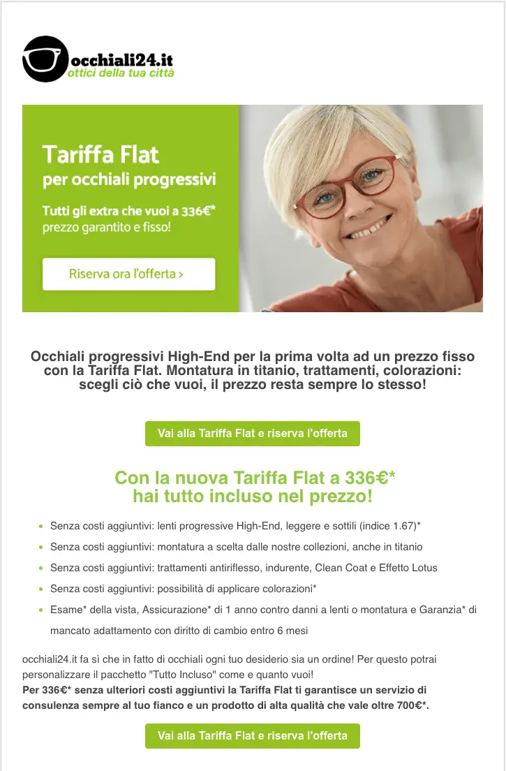 esempio mail di spam