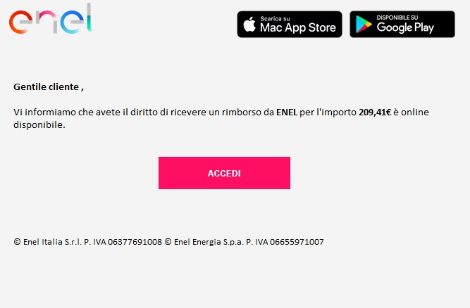 phishing enel o virus enel