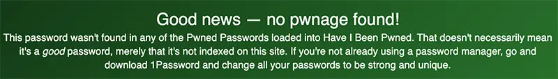 verifica password rubata