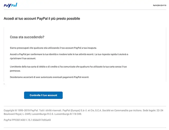 phishing paypal