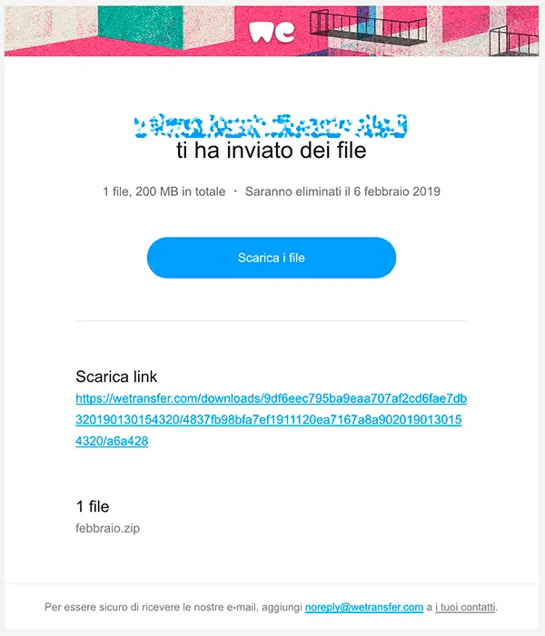 wetransfer phishing malware