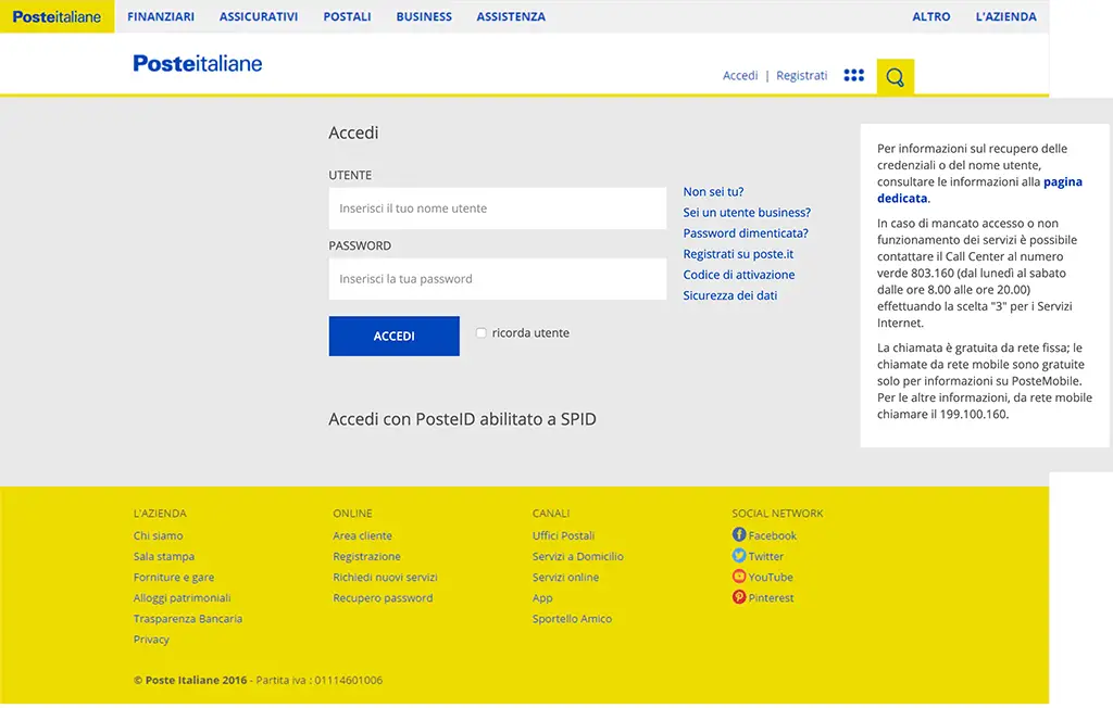 phishing poste italiane 2019