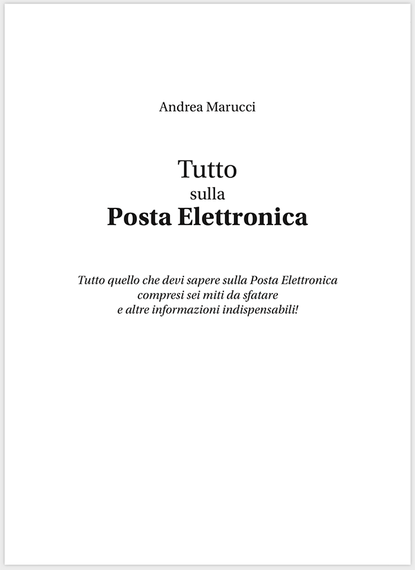 la newsletter di tutto sulla posta elettronica