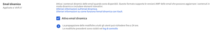 email dinamiche gmail