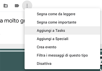 gmail creazione task