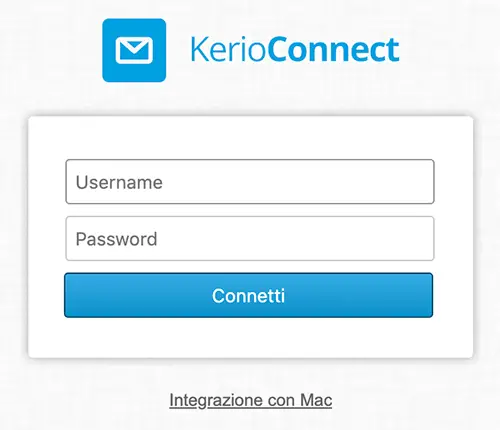 kerio connect login