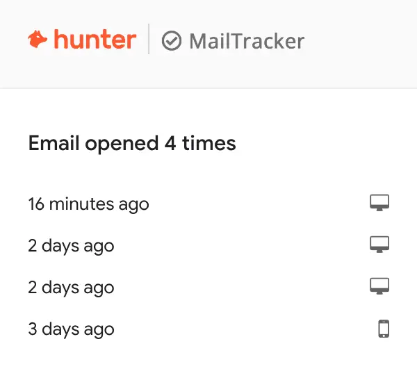 mailtracker notifica