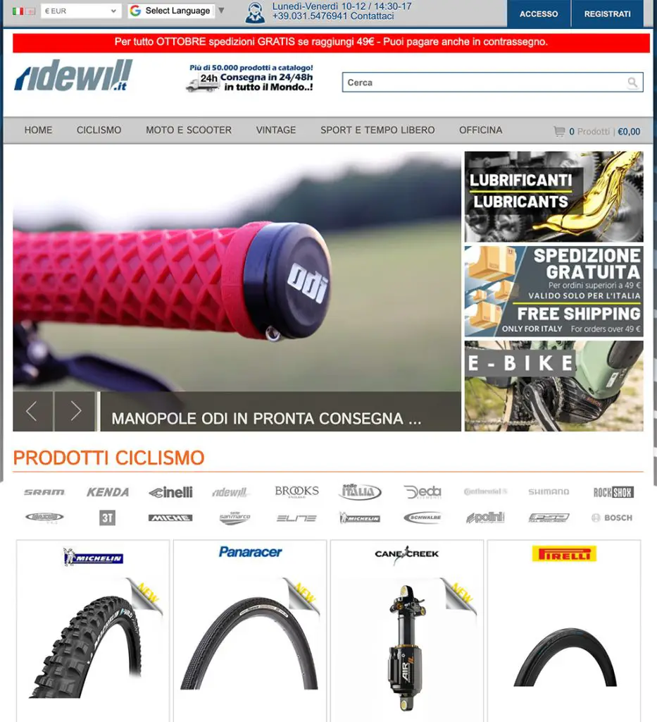 ridewill.it sito sicuro e affidabile