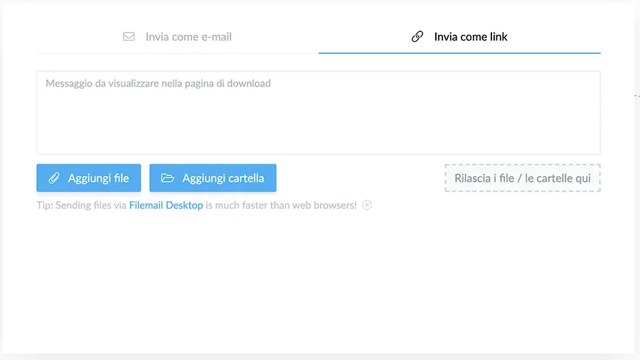 inviare grossi files con filemail