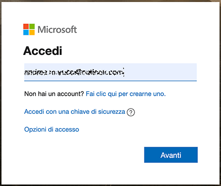 accesso a outlook