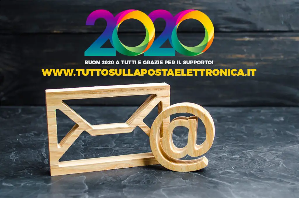 Buon 2020 da Tutto sulla Posta Elettronica!