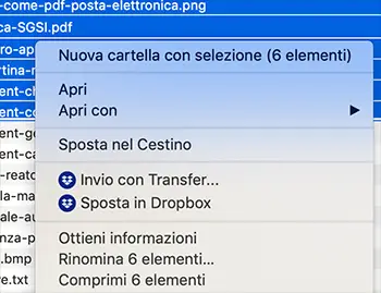 compressione documenti con MacOS