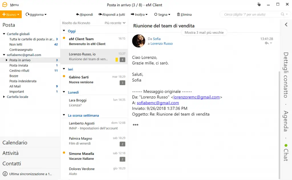 eM Client gestione email