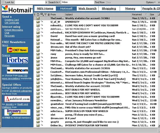 Hotmail di Microsoft
