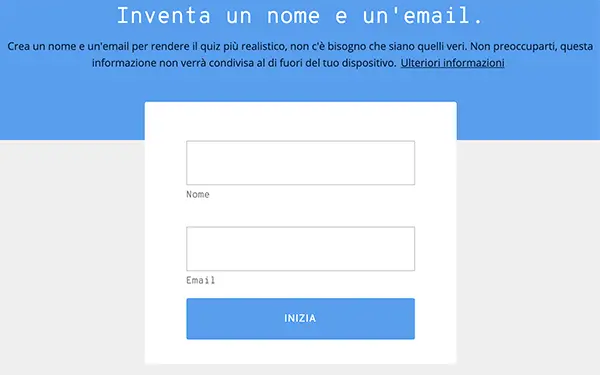 test per riconoscere il phishing