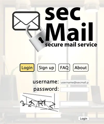 login di secmail.pro