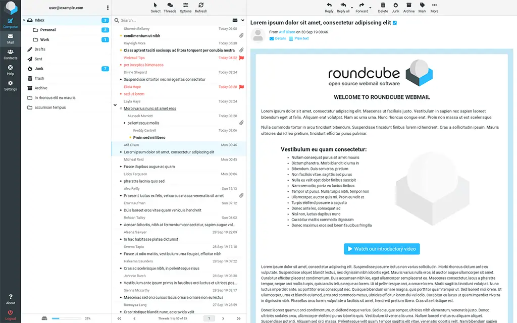 webmail roundcube