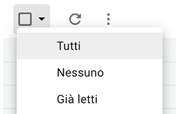 selezionare tutte le email con gmail