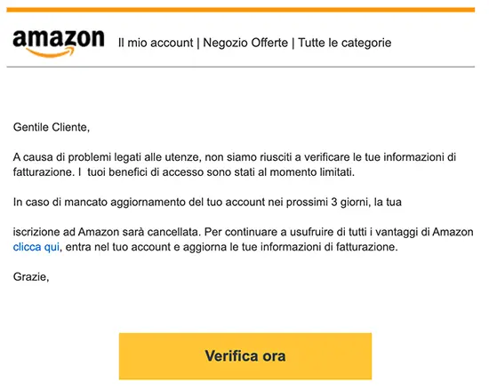 sospensione account amazon