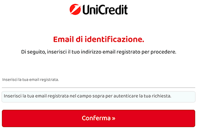 richiesta email unicredit phishing