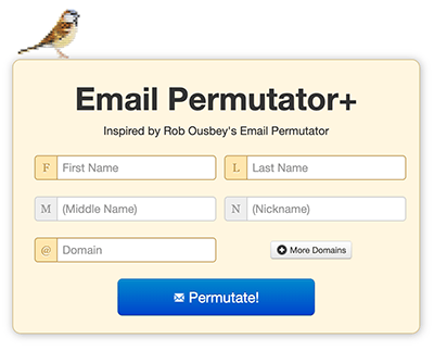 email permutator