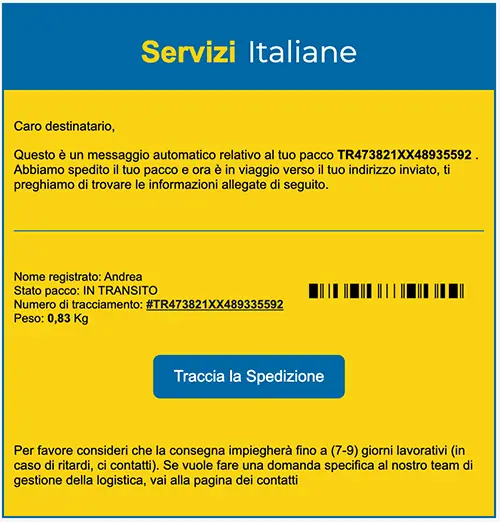 servizi italiane pacco consegna 1