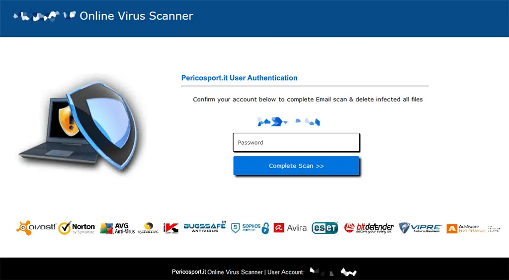 virus alert phishing