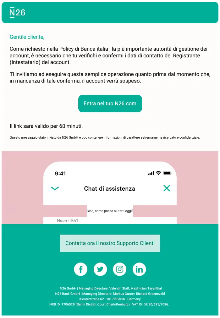 email phishing n26