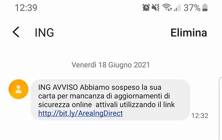 smishing ing direct phishing