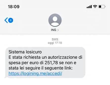 smishing ing direct phishing