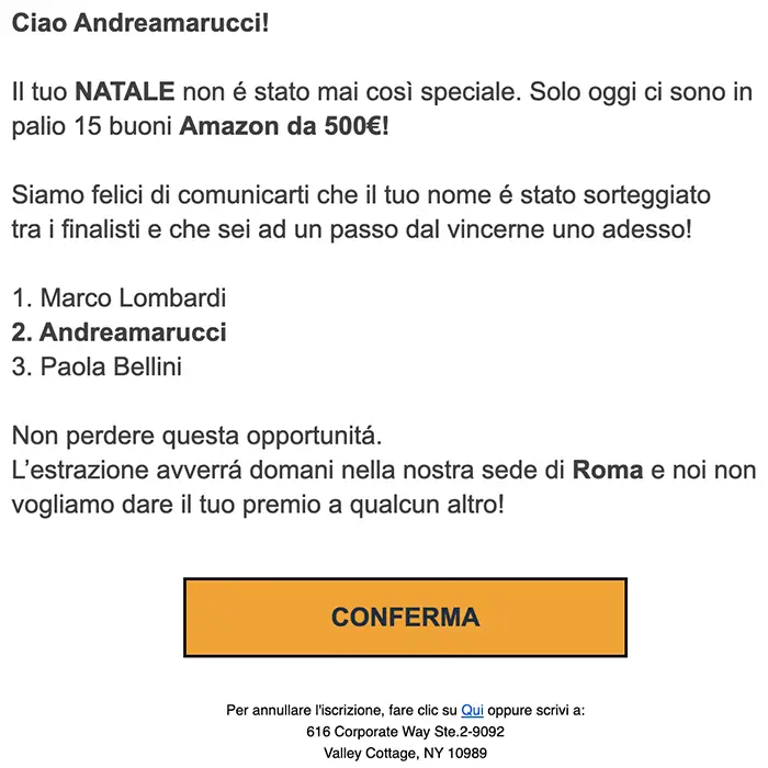 buono amazon 500 euro