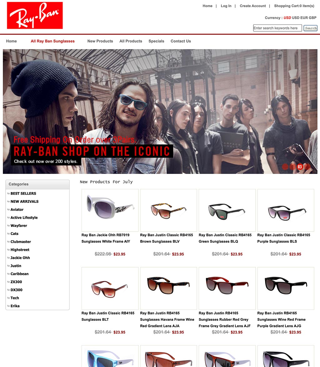 Rayban 2021 con sconto 80%