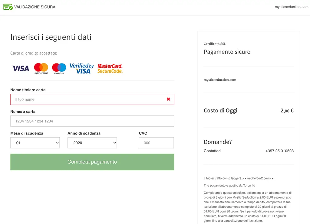 richiesta pagamento per costi di trasporto con abbonamento 