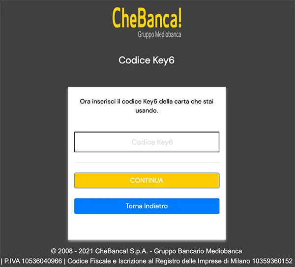 CheBanca.it : fare l'aggiornamento dei dati