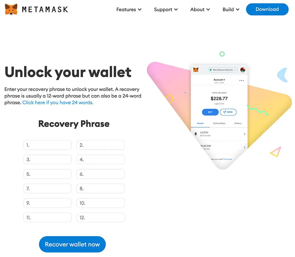 phishing Metamask