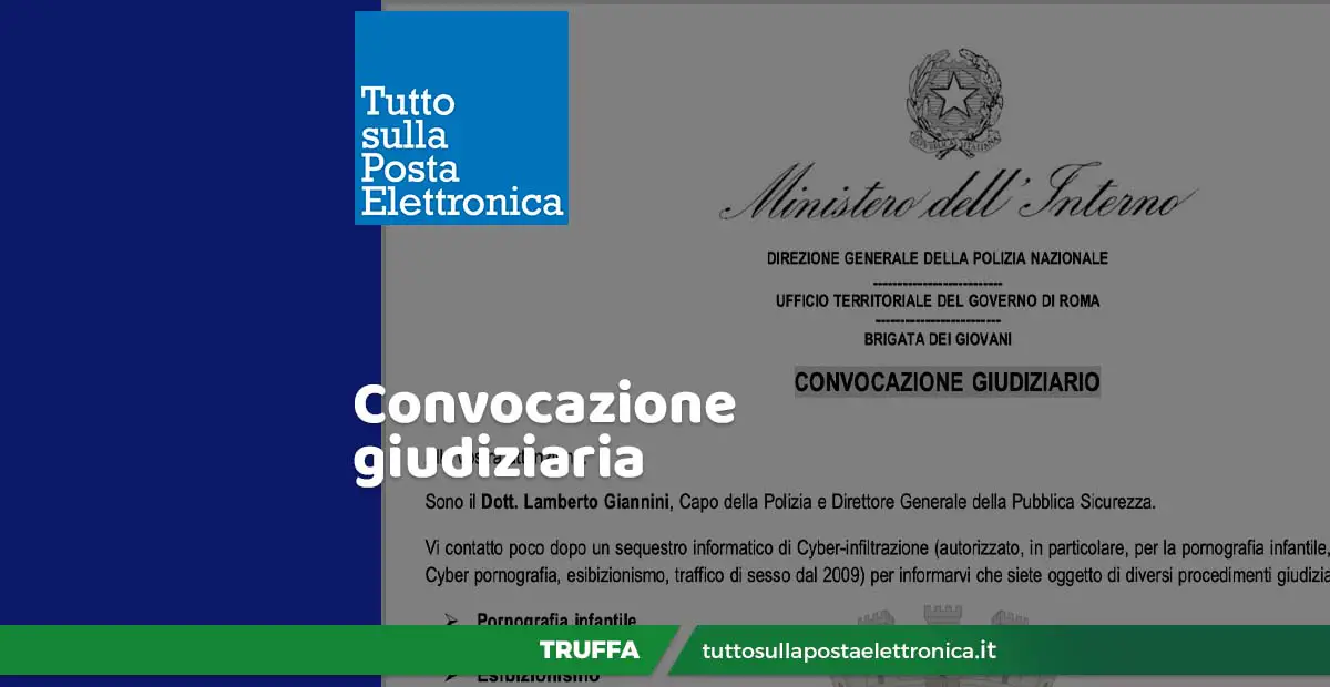 Convocazion Giudizaria